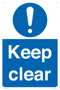 keep clear